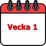 Vecka 1: 2025
