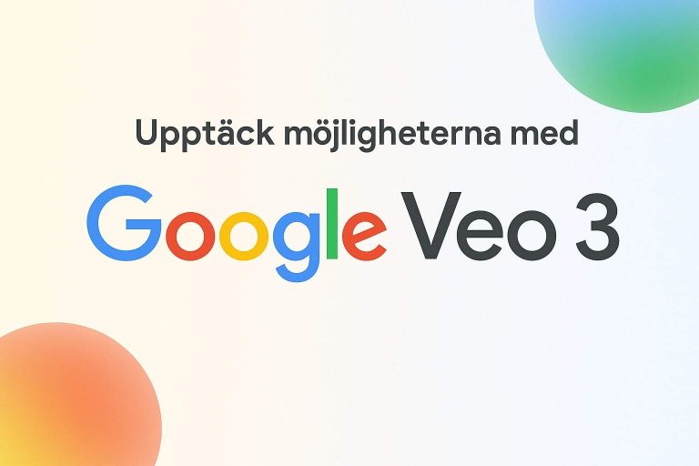 Upptäck möjligheterna med Google Veo 3