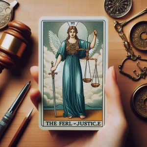 Rättvisans Tarotkort: Betydelse och Tolkning
