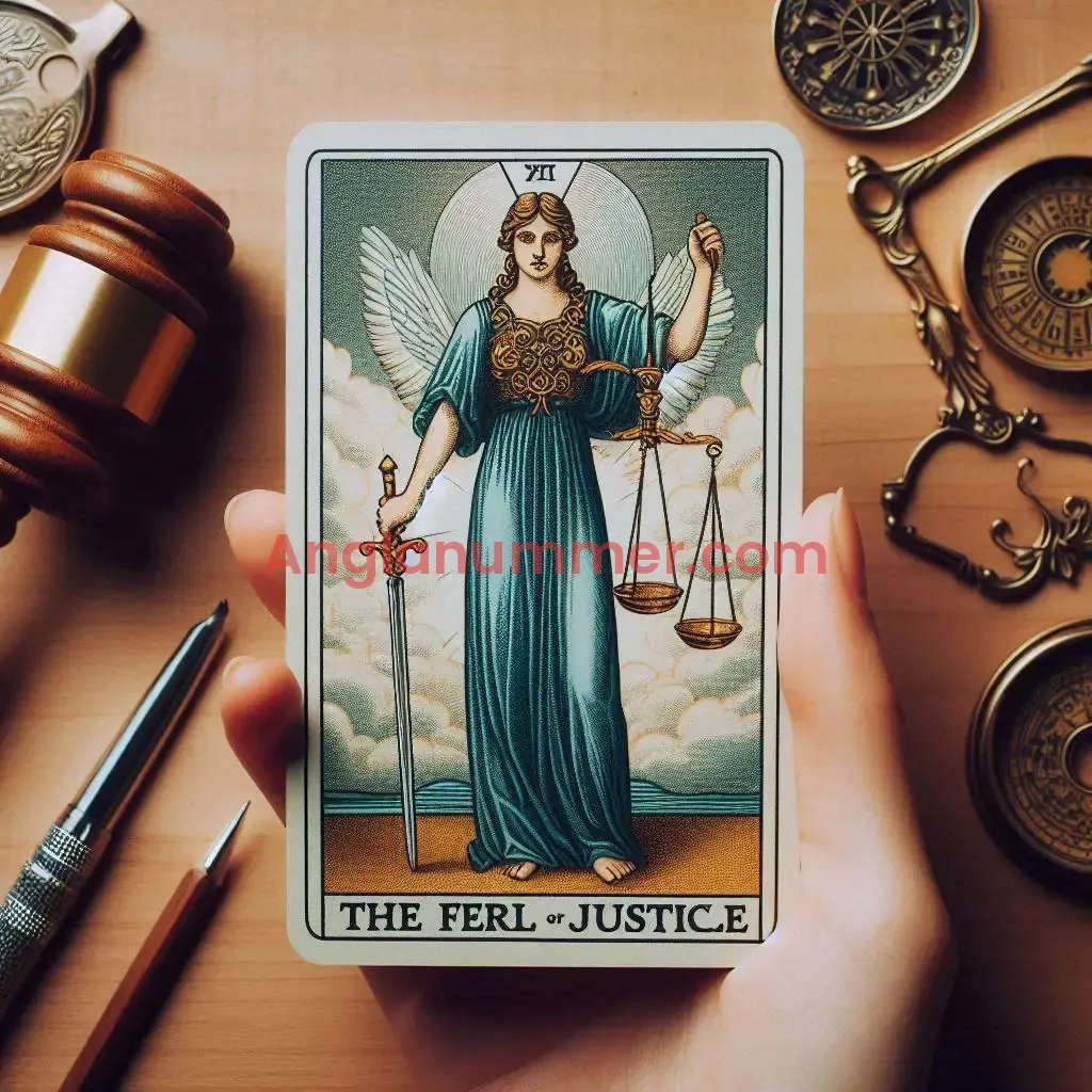 Rättvisans Tarotkort: Betydelse och Tolkning